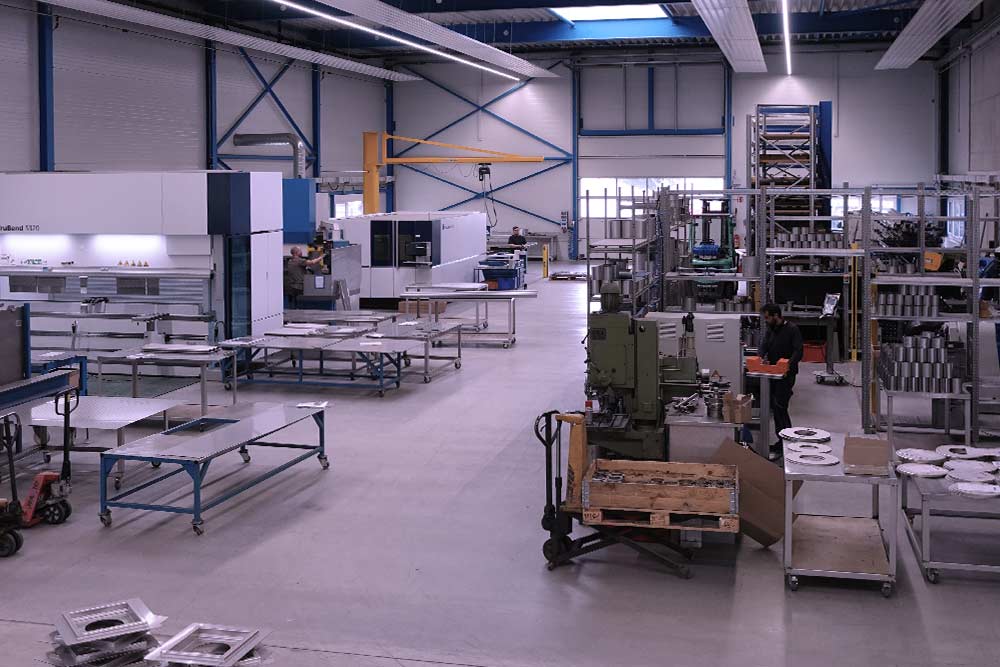 Centrul de competență pentru tehnologia KESSEL Inox din oțel inoxidabil.