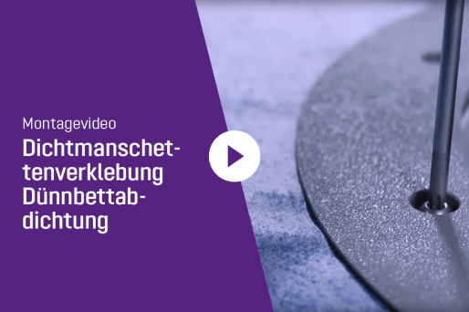 Video Dichtmanschettenverklebung Dünnbettabdichtung Video Dichtmanschettenverklebung Dünnbettabdichtung