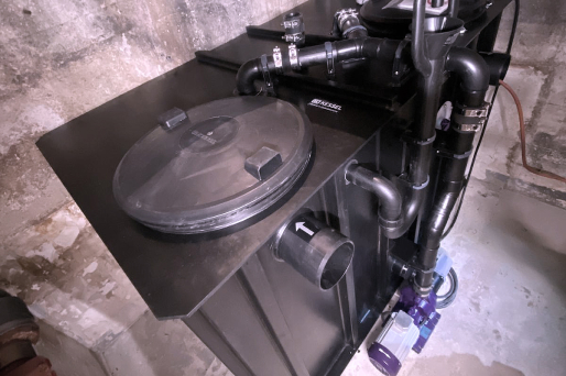 Separator prefabricat, sudat la fața locului