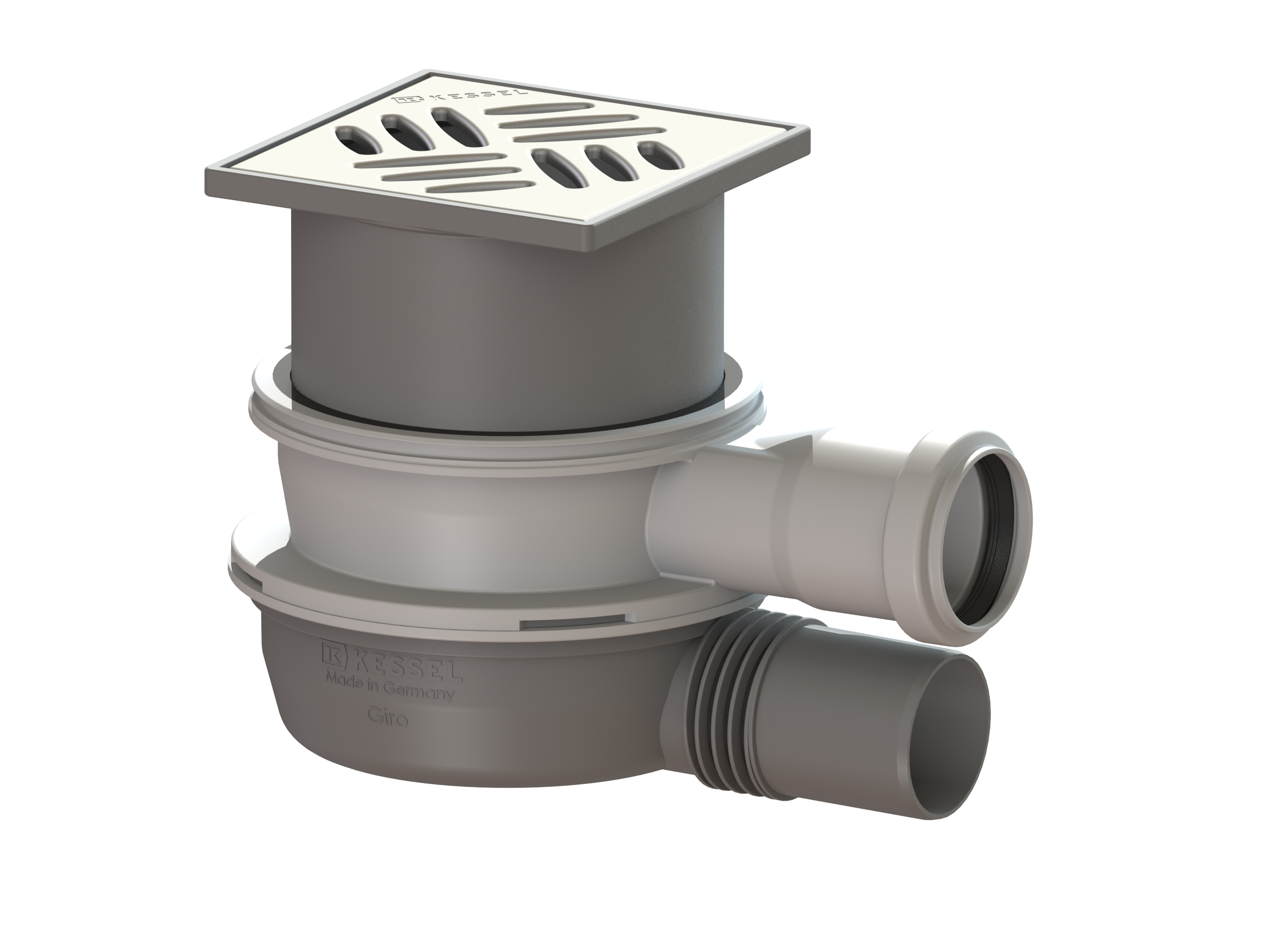 Sifonul de baie Giro cu grătar cu fante Sifonul de baie Giro cu grătar cu fante