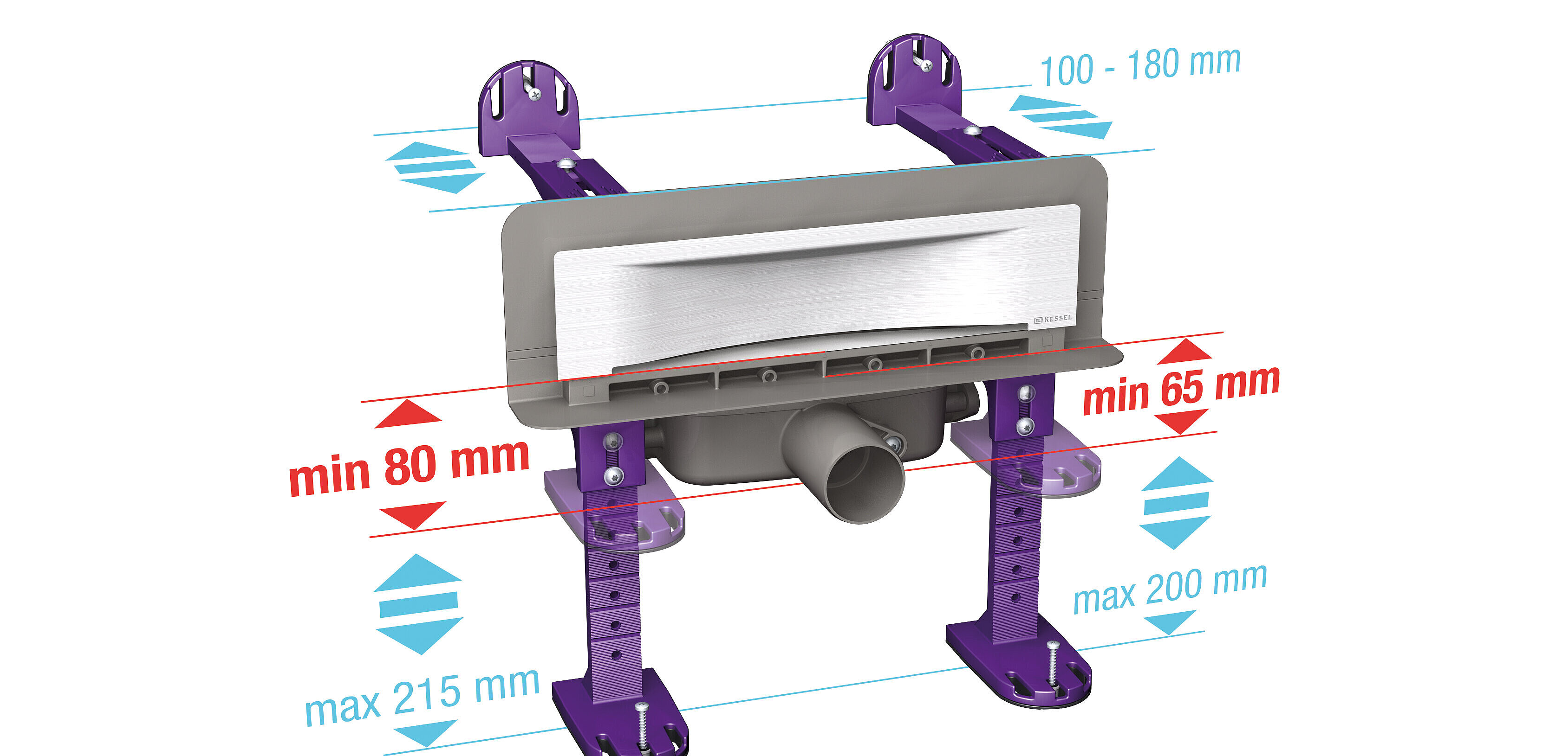Montaj flexibil rigolă de perete Scada Montaj flexibil rigolă de perete Scada