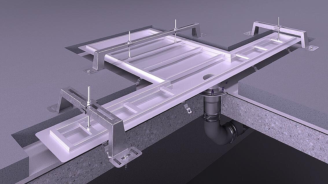 Colier de montaj pentru rigole din oțel inoxidabil Colier de montaj pentru rigole din oțel inoxidabil
